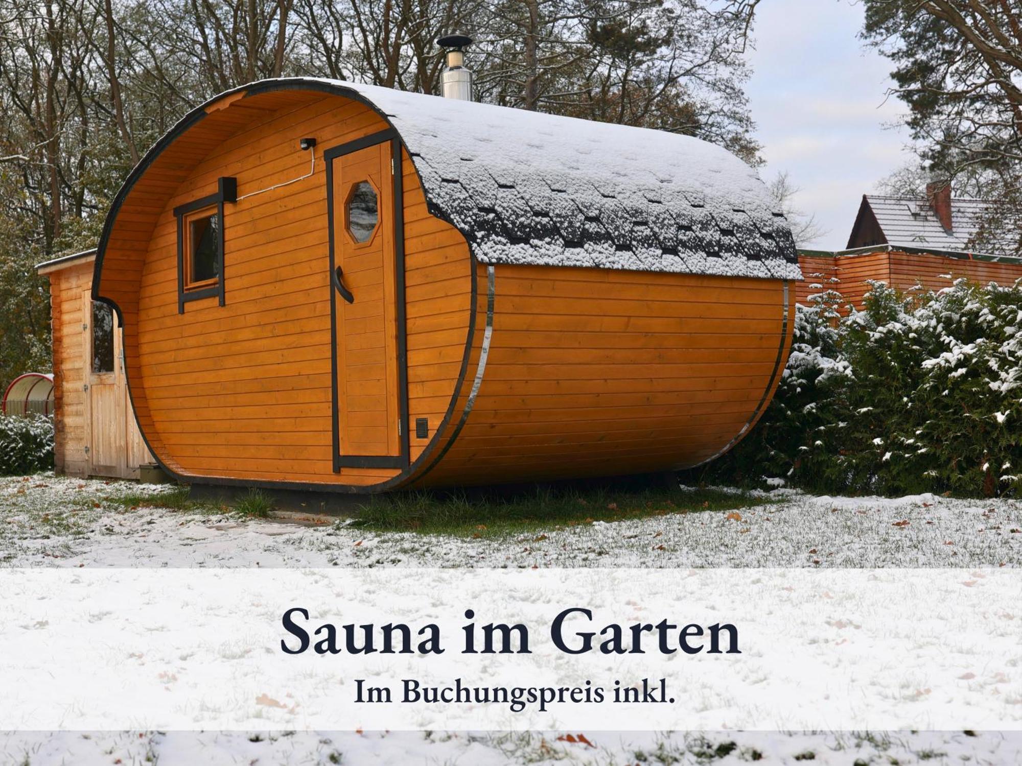 Fewo River I Wellnesstraum I Winterentspannung I Inkl Badefass I Kamin I Sauna Wendisch Rietz Exteriér fotografie